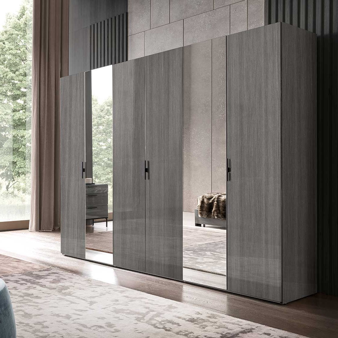 Novecento 6 Door Wardrobe